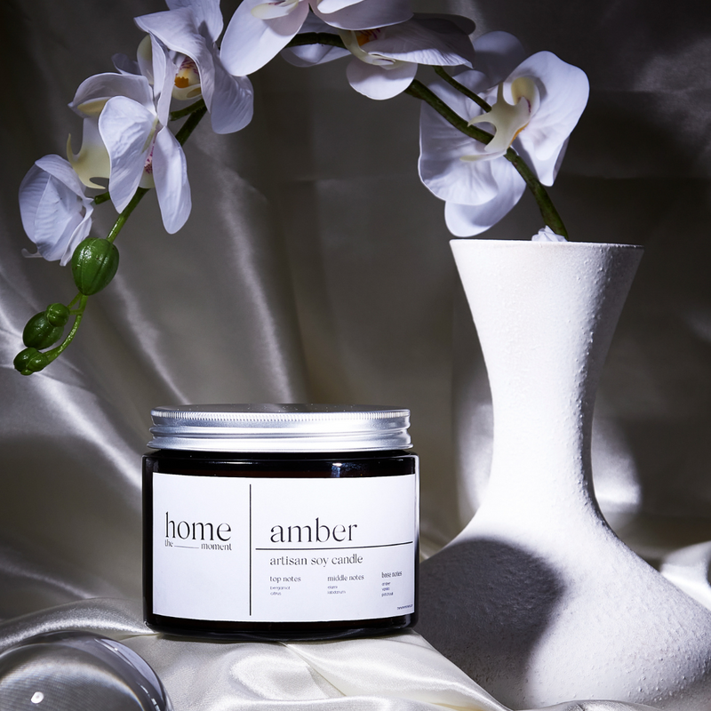 Amber Fragrance | 180ml Luxury Soy Wax Candle