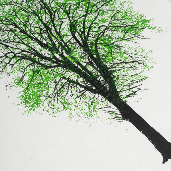 Portobello Tree ~ Textured Paper Print