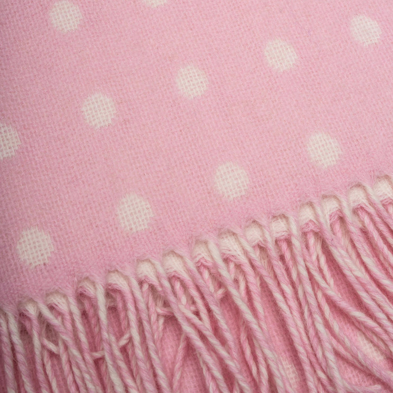 Pink Spot Baby Blanket
