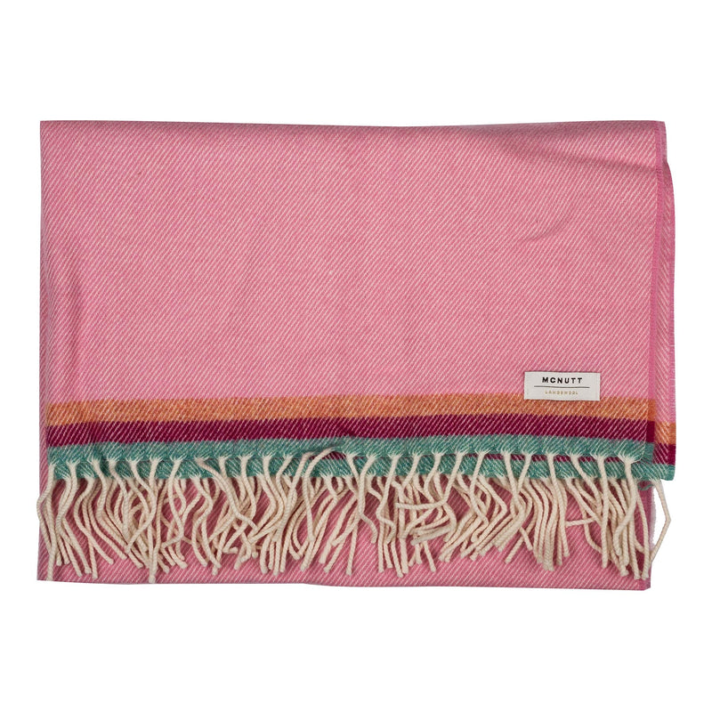 Flamingo Pink Baby Blanket