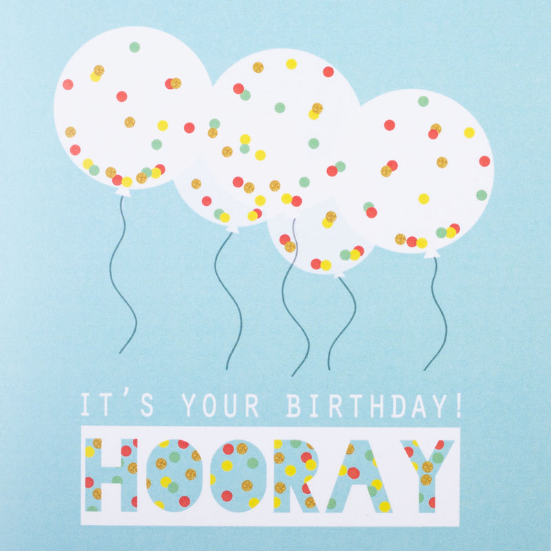 It's Your Birthday Hooray Blank Card