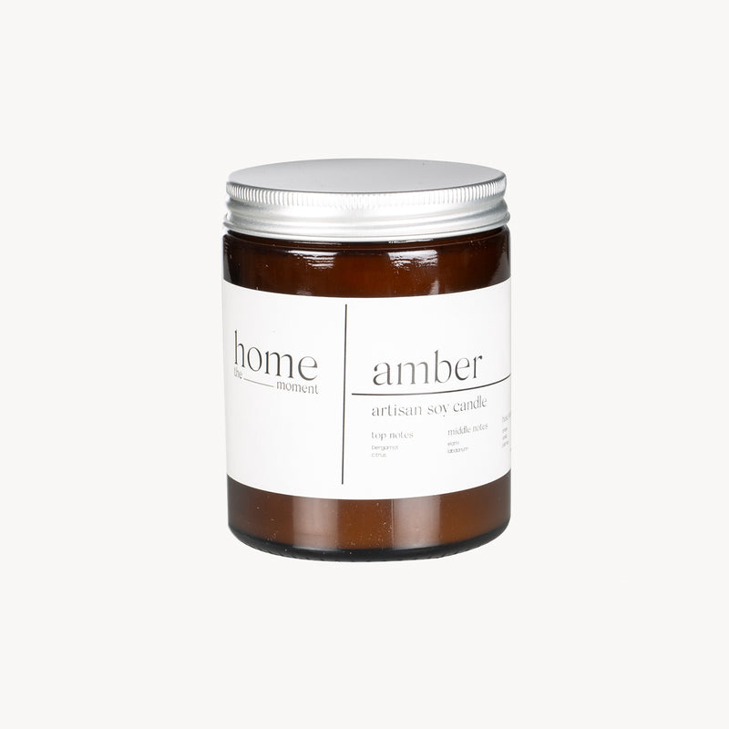 Amber Fragrance | 180ml Luxury Soy Wax Candle