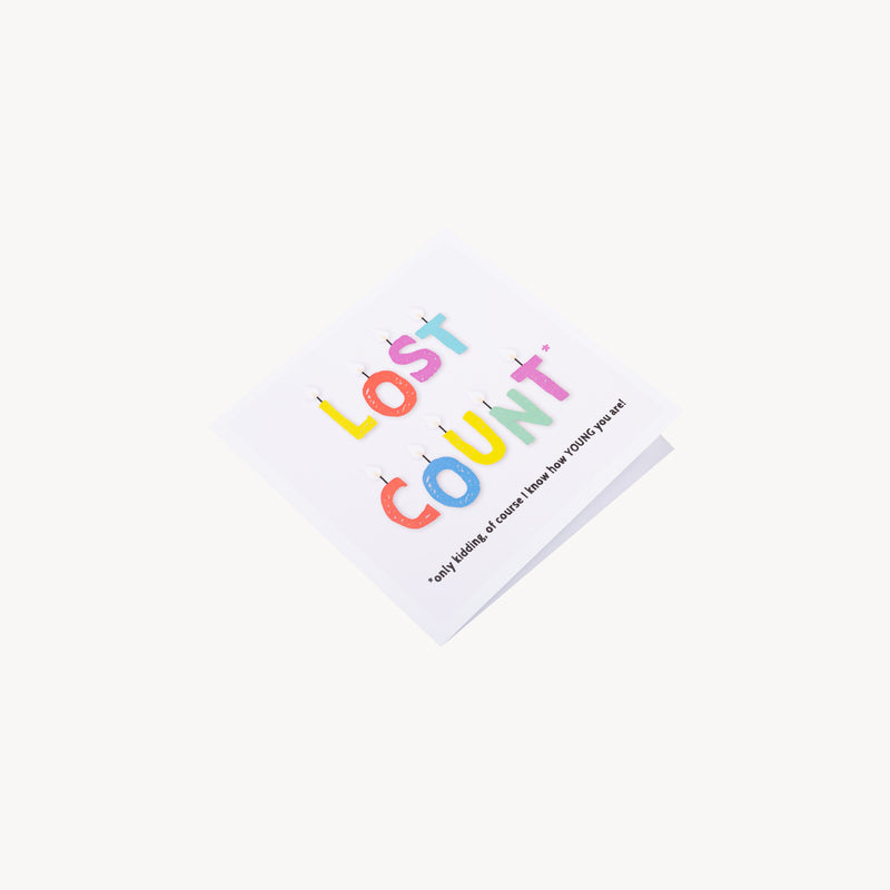 Lost Count Blank Card