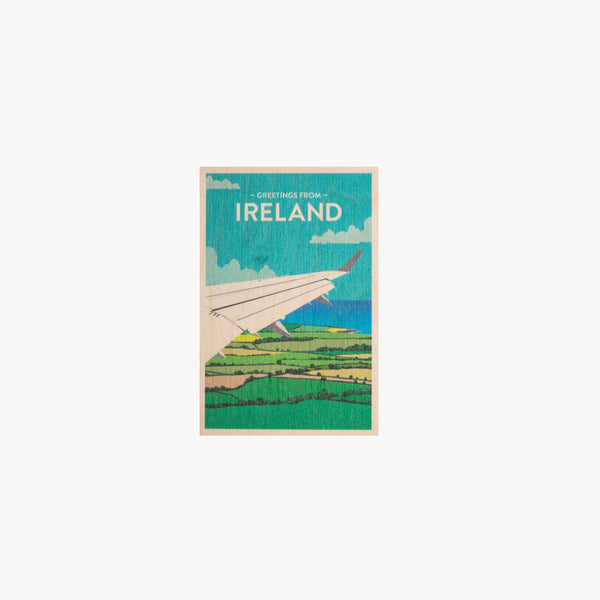 Greetings From Ireland - Wooden Postcard